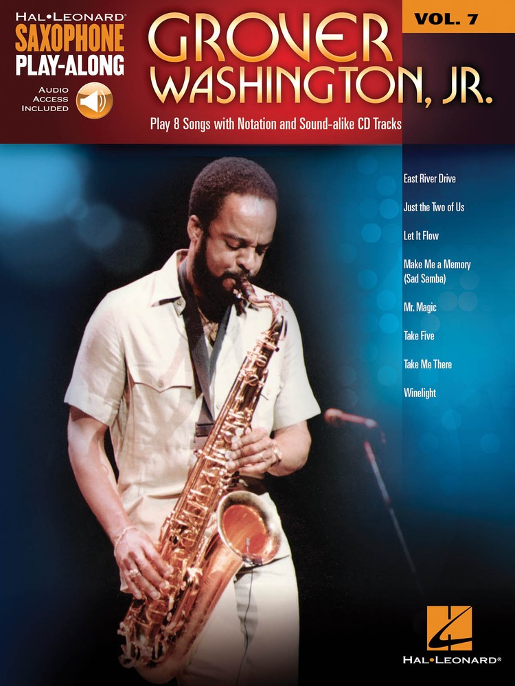 Grover Washington Jr Alto & Tenor Saxophone Play-Along Vol 7 Sheet Music & Audio