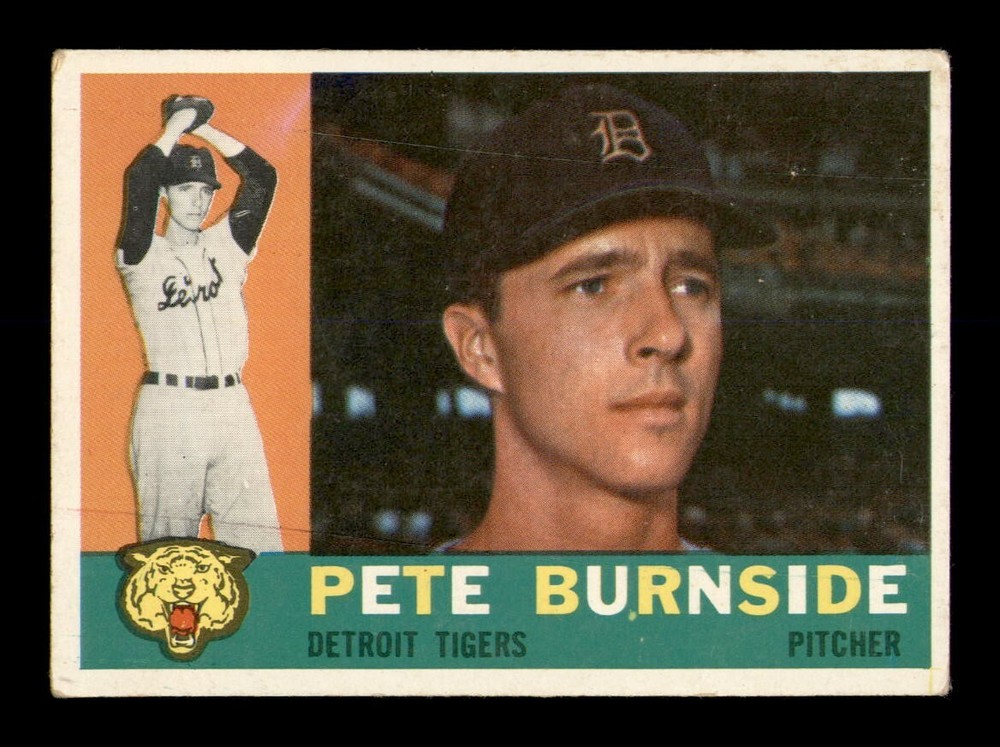 1960 Topps Set Break #261 Pete Burnside VG *OBGcards*
