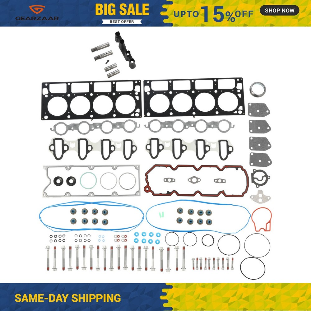 GM 5.3L Lifter Kit with Head Gasket Set, Bolts & Guides - New