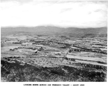 The San Fernando Valley Looking North Los Angeles 1909 California - Old Photo