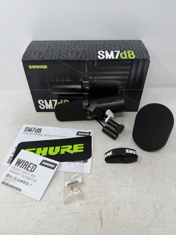 Shure SM7dB Active Dynamic Microphone