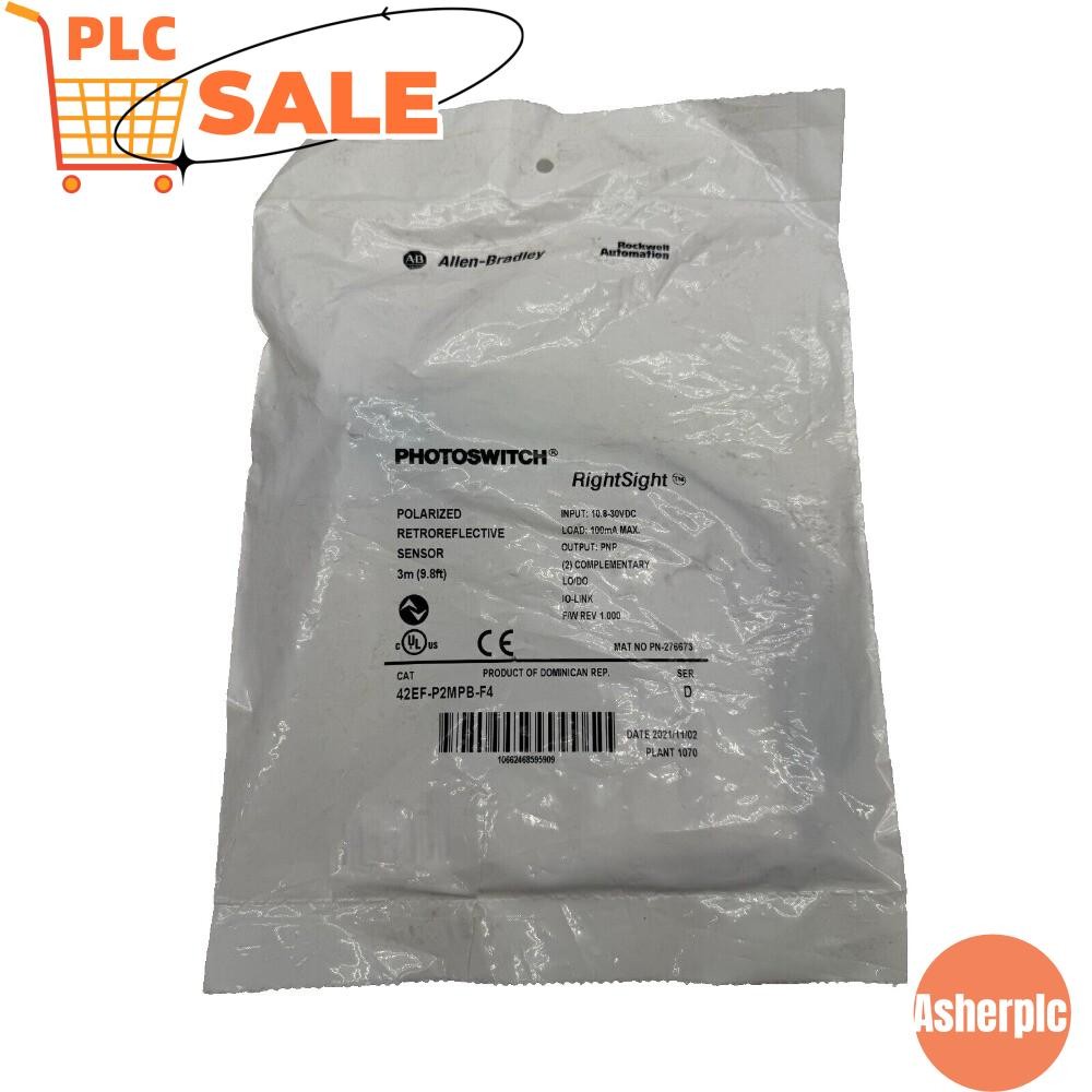 NEW AB 42EF-P2MPB-F4 Photoelectric Sensor 42EFP2MPBF4 Allen-Bradley US Free Tax