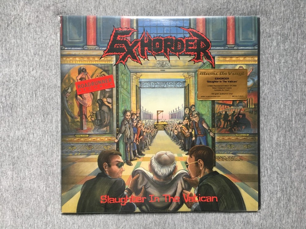 2021 EXHORDER SLAUGHTER IN THE VATICAN 1990 NM SLAYER METALLICA TESTAMENT RARE