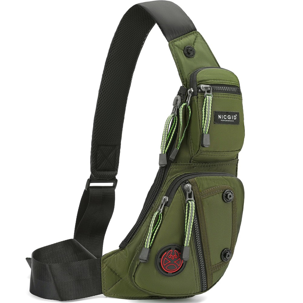 Sling Bag Chest Shoulder Backpack Crossbody Bags Casual Daypack for Men Women