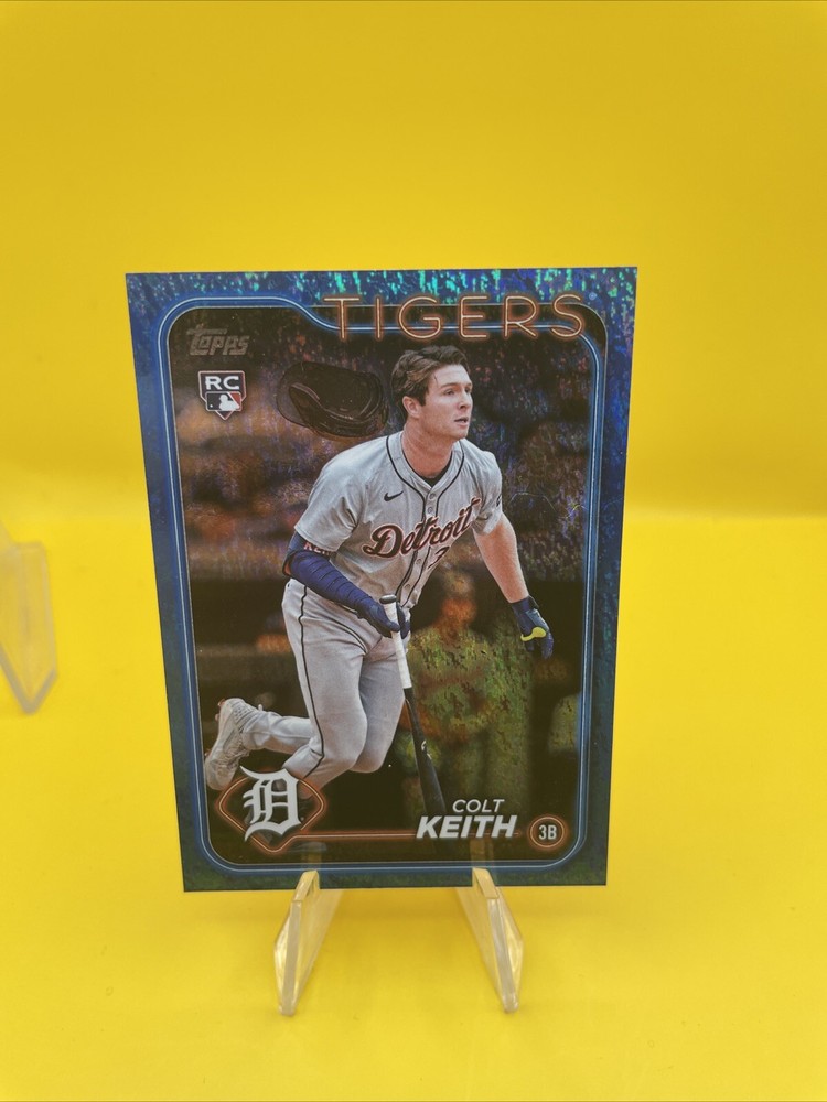2024 Topps Update Series Colt Keith Blue Holo Foilboard /999 Detroit Tigers RC