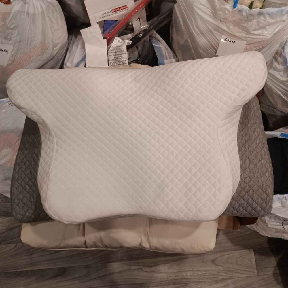 Adjustable Memory Foam Cervical Pillow for Neck Pain Relief Odor-Free Support