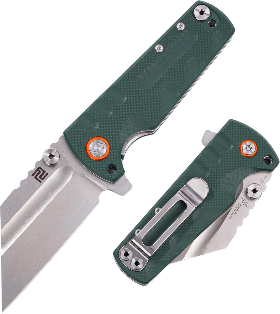 Tactical Folding Knife with D2 Steel Blade and G10 Handle