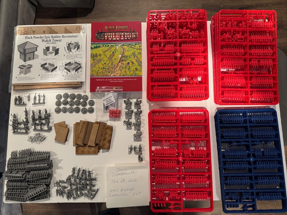 Warlord Games - Epic Battles, American Revolution! Mixed Lot & Buildings