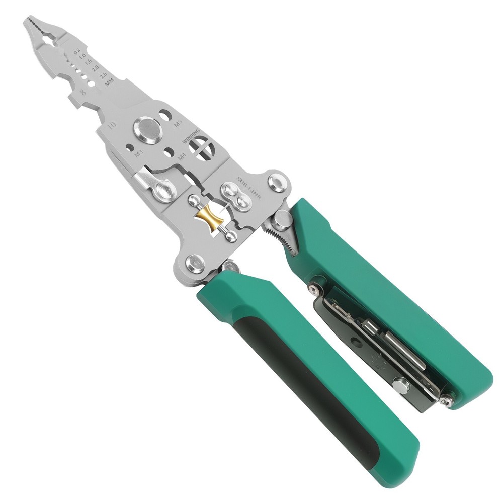 Multifunctional Wire Stripper Crimper Cable Cutter Test Pen Tool  