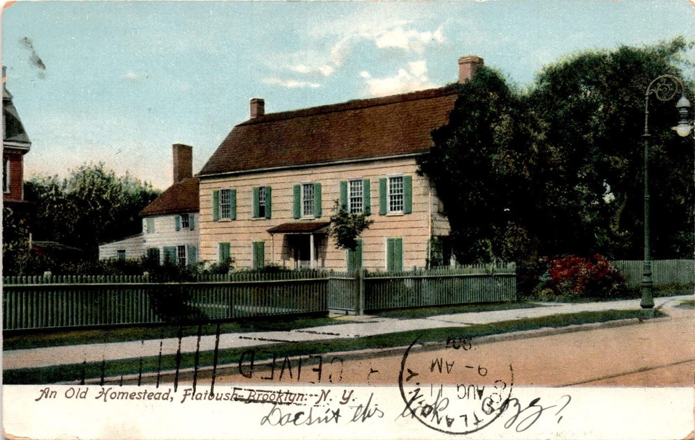 Flatbush Brooklyn, N. Y, New-York-Germany, Cortland, United Postcard