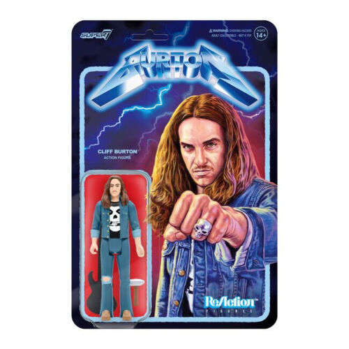 Cliff Burton Ride Lightning Super7 Reaction Action Figure