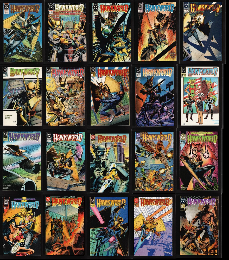 HAWKWORLD #1,2,3,4,5,6,7,8,9,10-20 (9.6/9.8 NM/NM+ AVG) DC COMICS 1989 CGC 'EM!