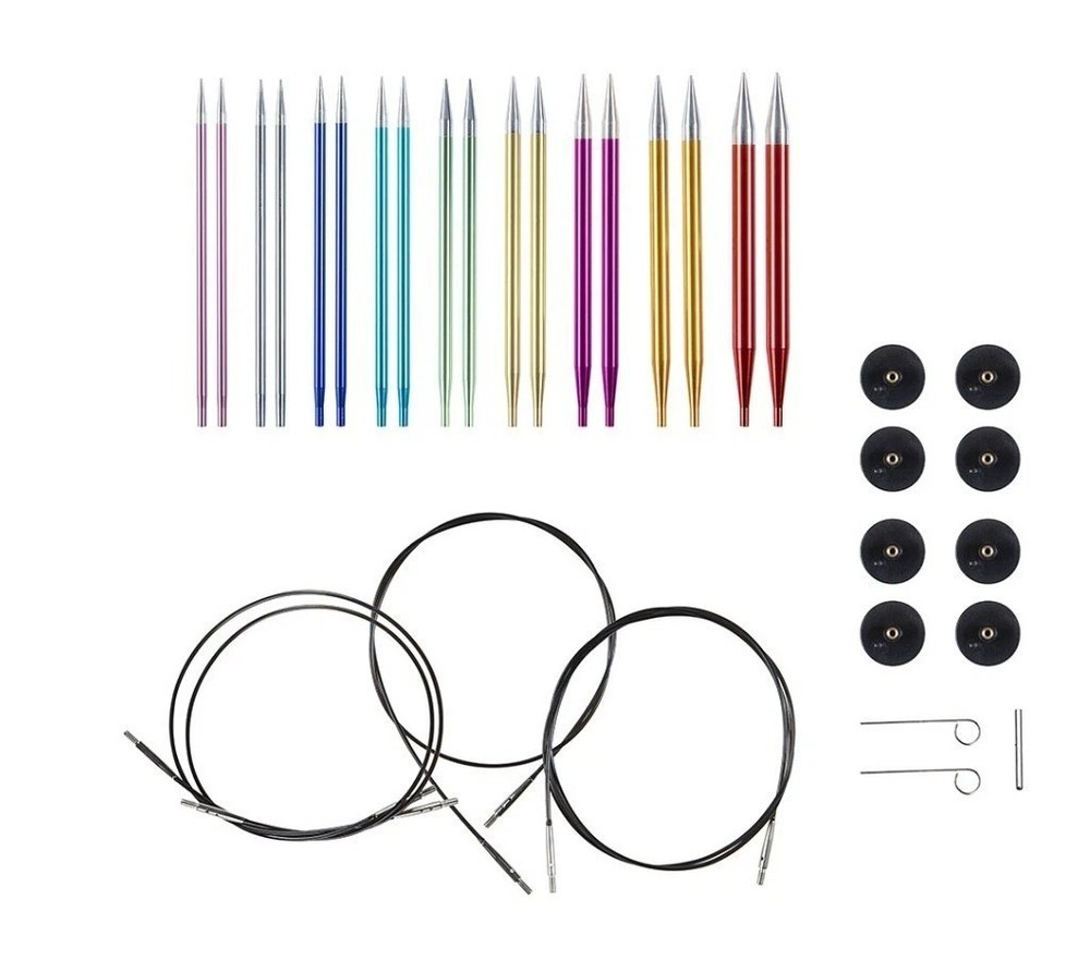 Knit Picks Prism Aluminum Options Interchangeable Needle Set - 91461