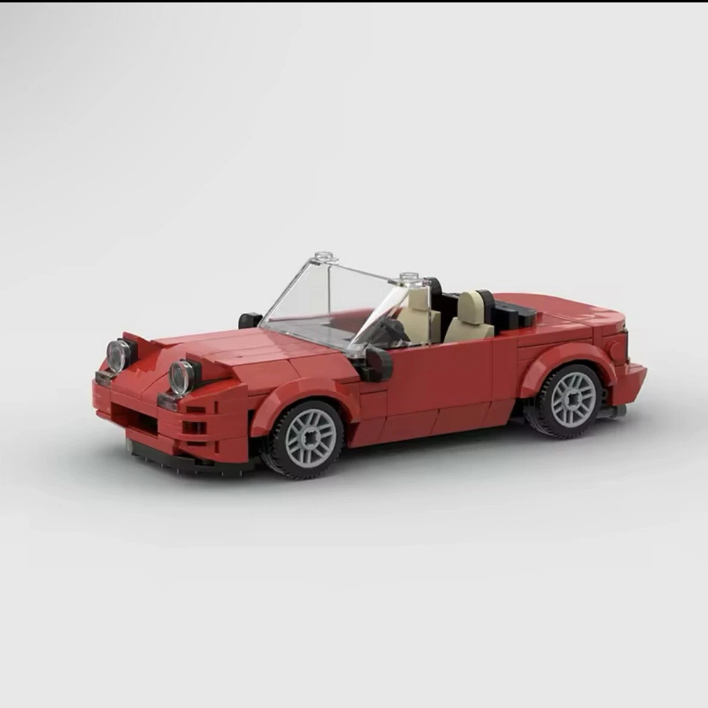 LEGO Car MOC Red Mazda Miata NA Speed Champions Racing Sports Car (NOT LEGO) NEW