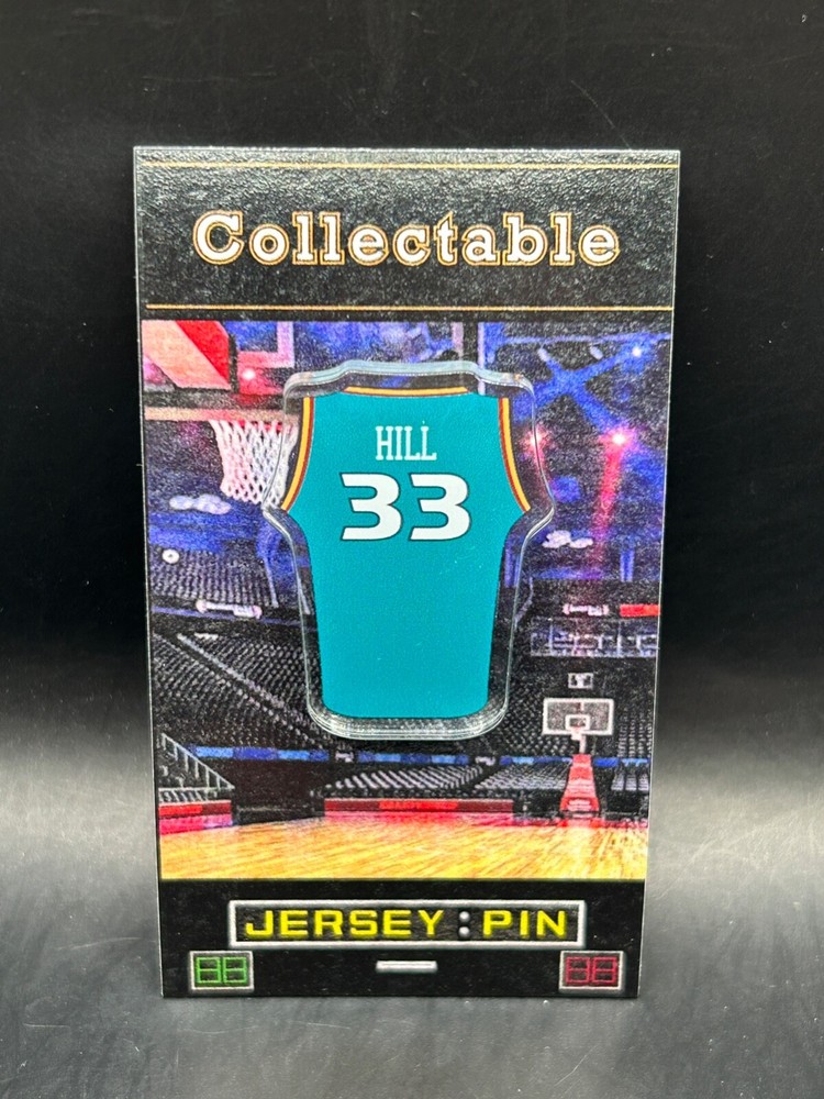 Detroit Piston Grant Hill jersey lapel pin-Classic Retro Collectable