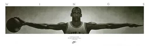 Michael Jordan Wings Poster - Iconic Basketball Player Wall Art
