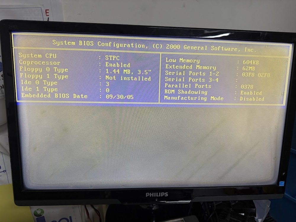 Micro/sys SBC0489 STPC Embedded 486/586 PC/104 Single Board Computer Ver. 4.3