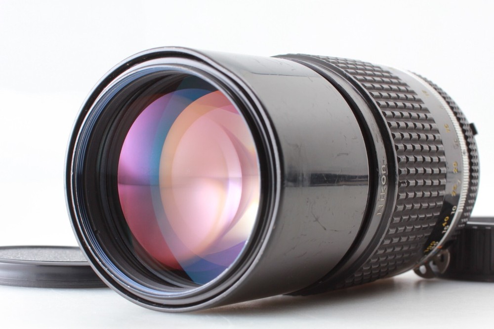 Nikon AIS Nikkor 200mm f/4 Manual Focus Telephoto Lens Exc+4 Japan 5E06