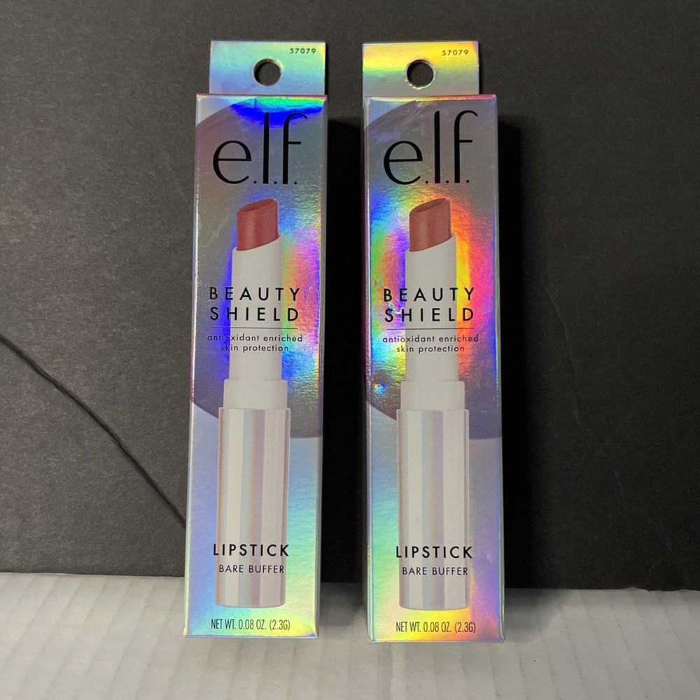 2 ELF Beauty Shield Lipsticks - Rose Pink SPF 30 (57079)