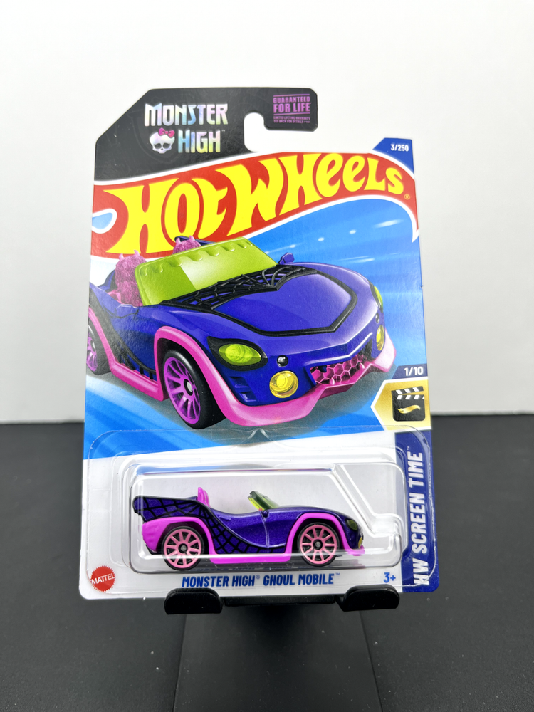 Hot Wheels 2025 Mainline A Case HW Screen Time Monster High Ghoul Mobile Purple