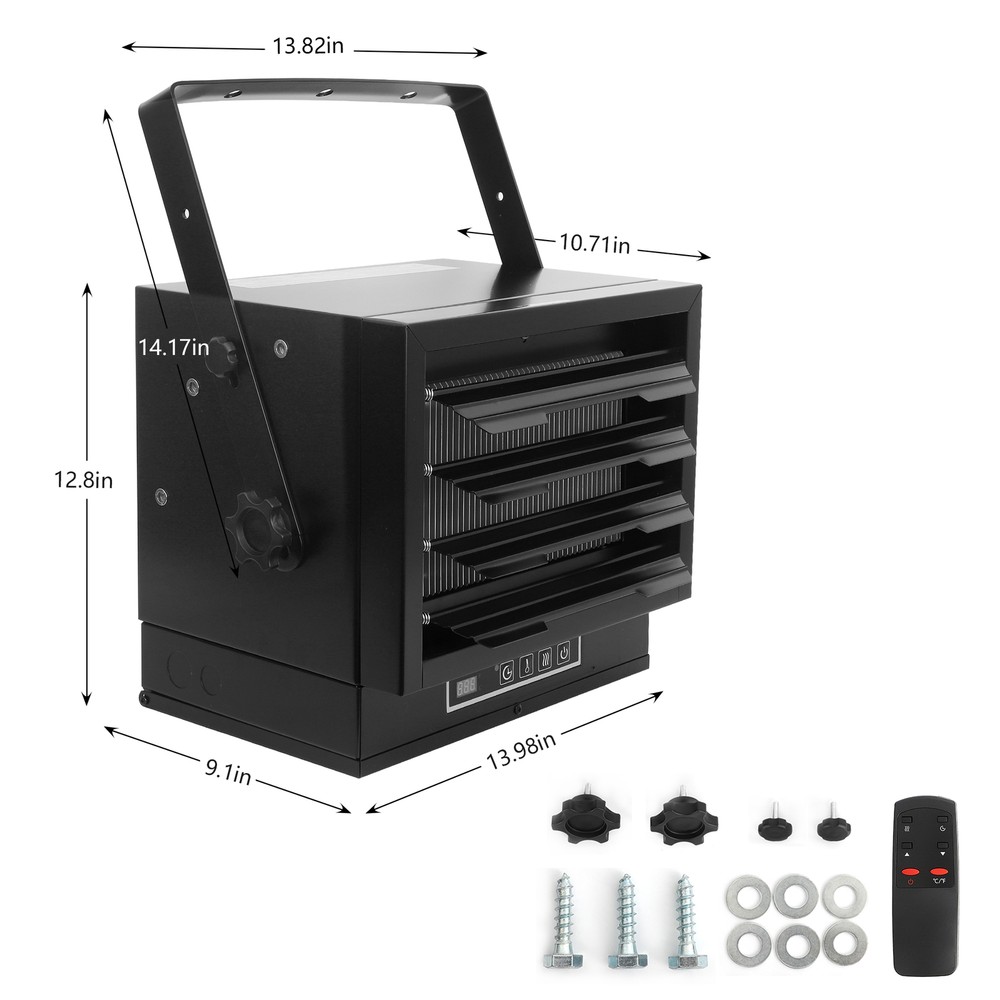 Electric Garage Heater 8500W Portable Infrared Shop Heater with Adjustable