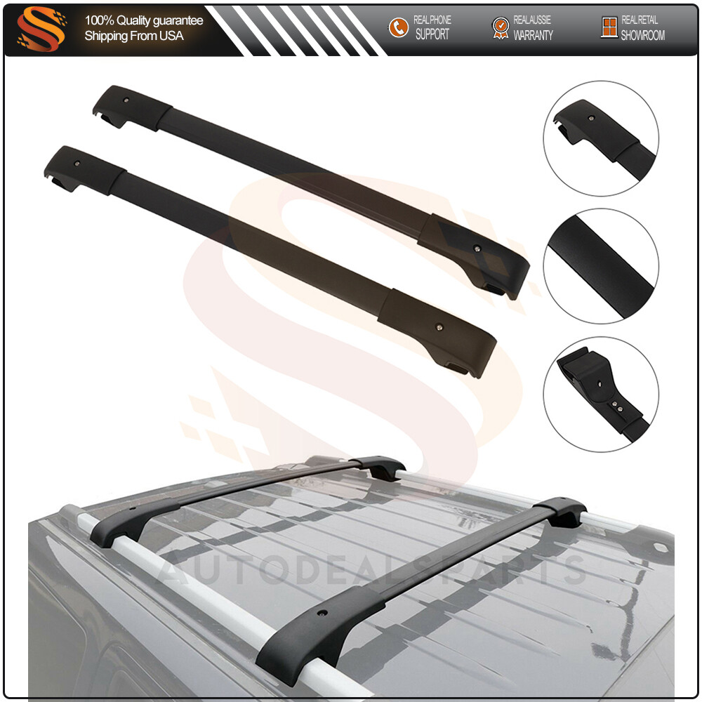 Cross Bar For 2007-2017 Jeep Patriot Roof Rack Set Luggage Cargo Carrier Black