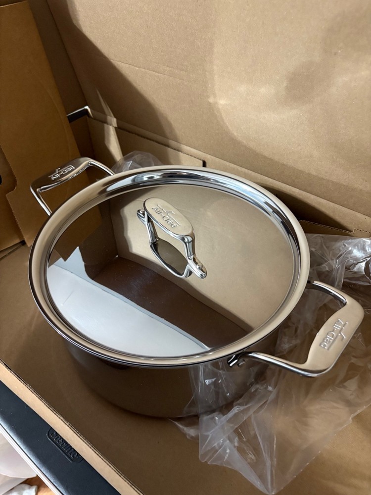 All-Clad Stainless Steel 8QT Nonstick Stockpot with Lid Brand New
