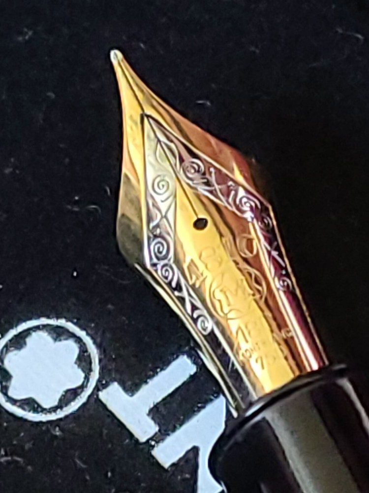 Montblanc 149 Diplomat 18C Gold Nib, Vintage Fountain Pen Rare From 1960's nice