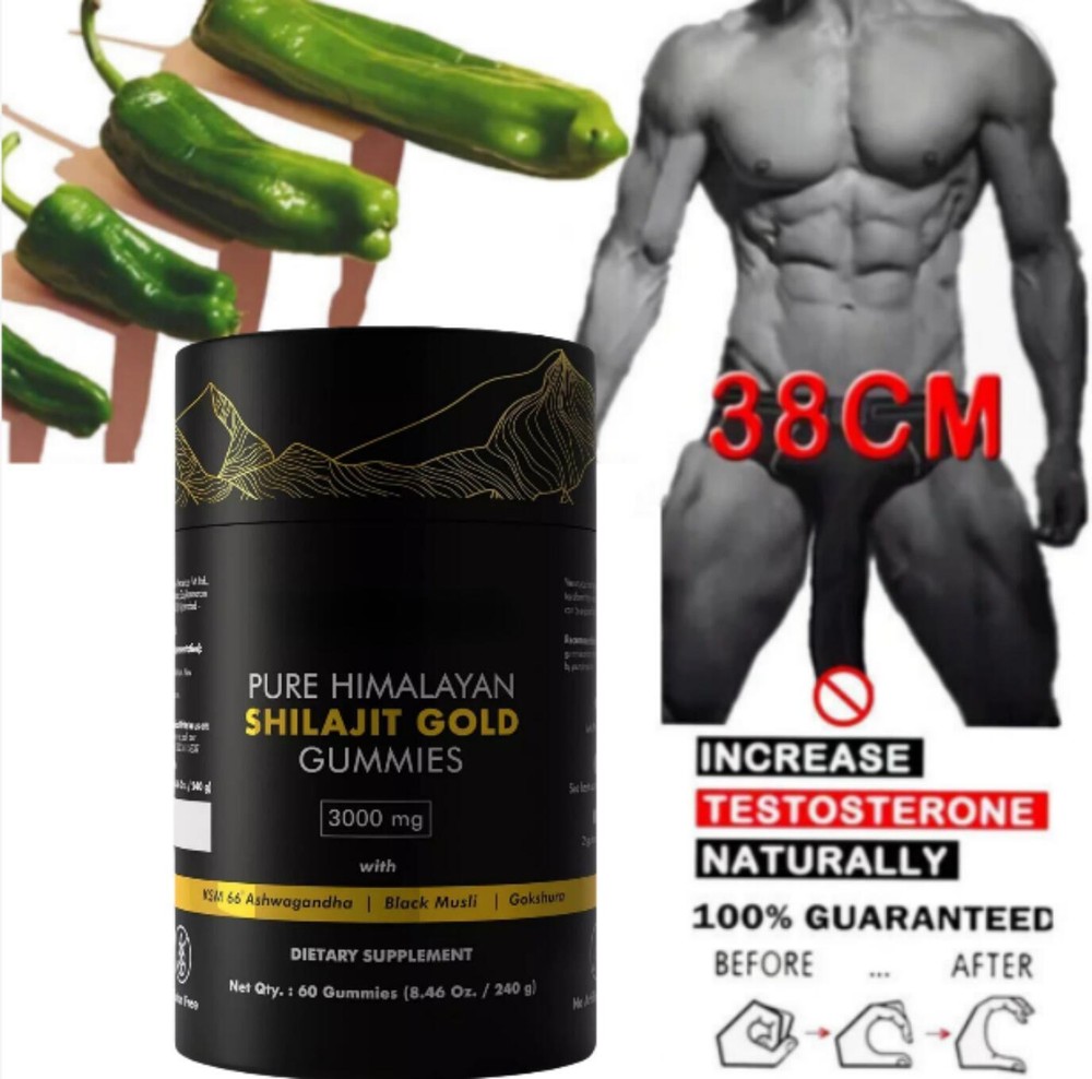 Pure Himalayan Shilajit Gummies with Ashwagandha Chaga Mushroom Immune Support