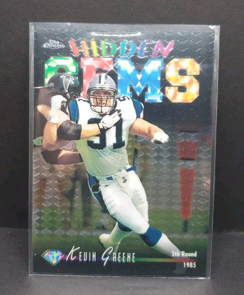 1998 Topps Chrome Kevin Greene HG2 Panthers Hidden Gems Football Card