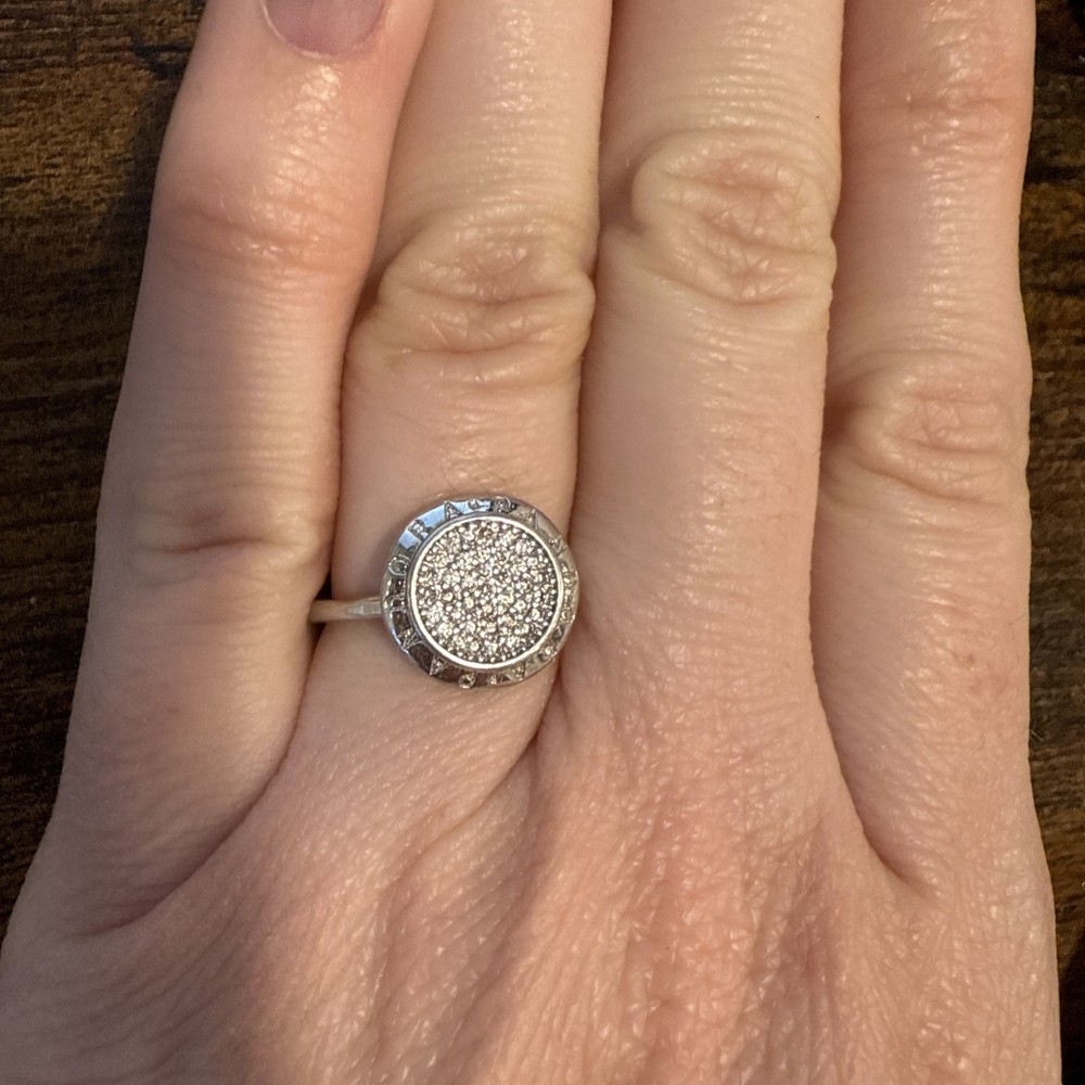 Pandora Signature Pave Ring in Size 6 with Sparkling Details