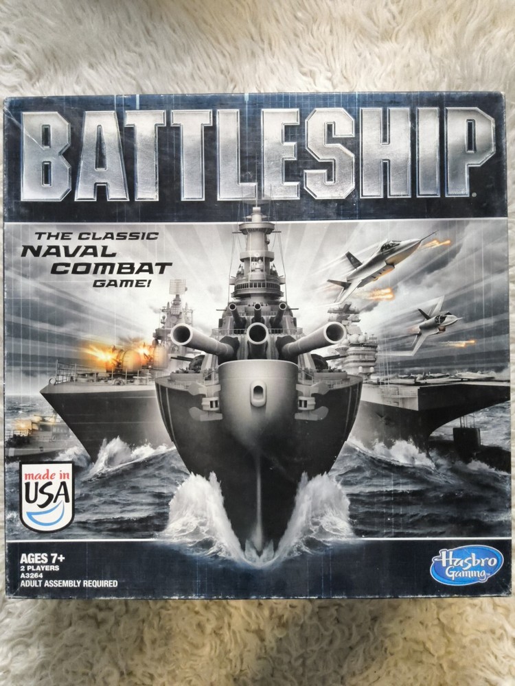 Hasbro Portable Classic Battleship Game -Used