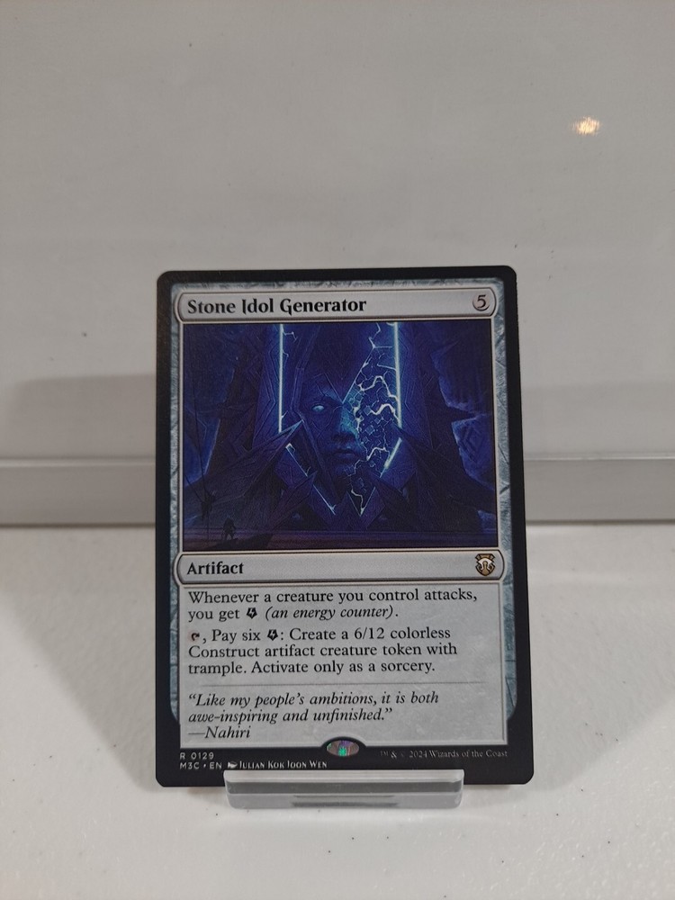Magic The Gathering Stone Idol Generator Commander Modern Horizons 3 Rare Card