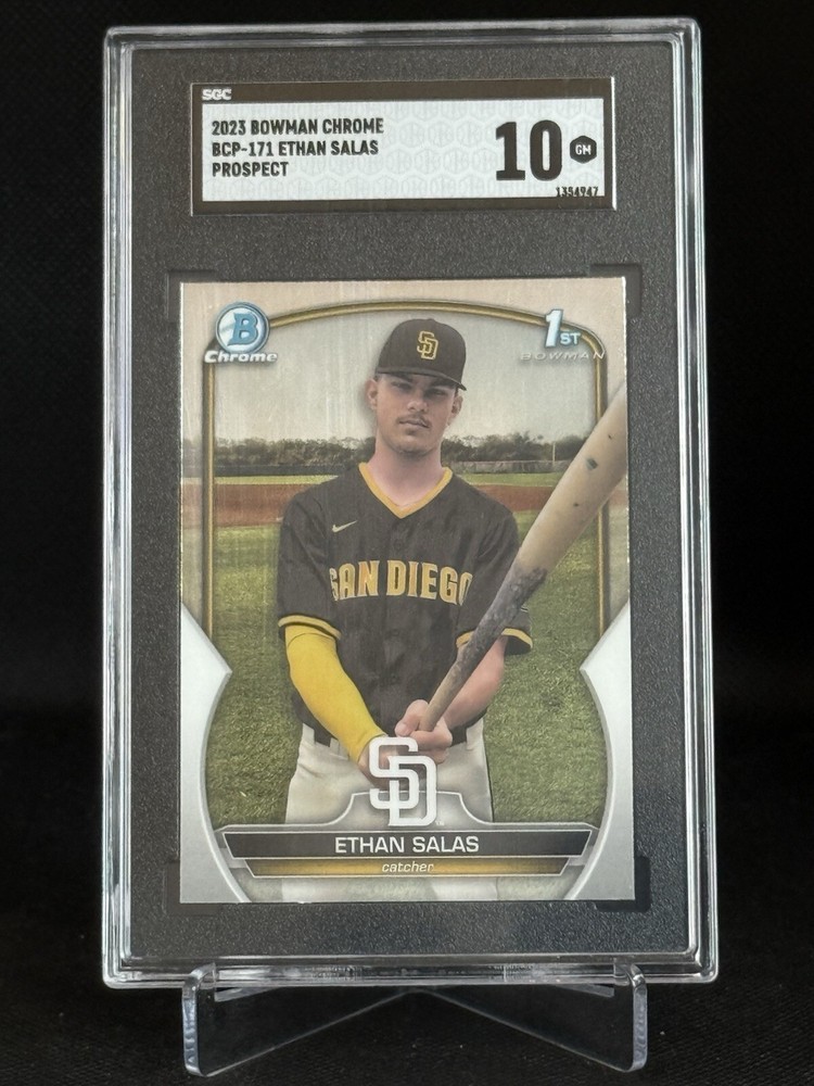 2023 Ethan Salas Bowman Chrome Prospects SGC 10 Gem Mint BCP-171