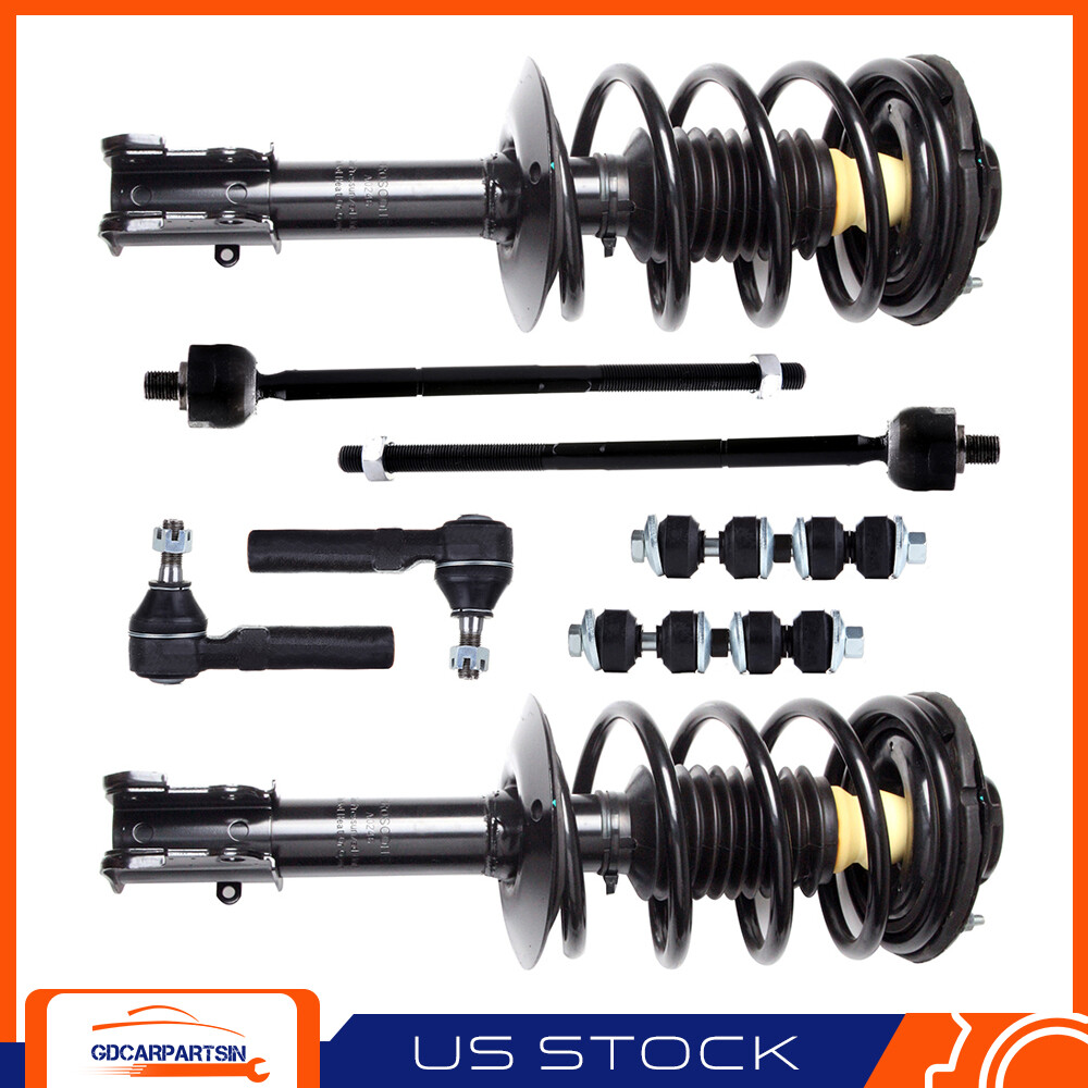 2001-2010 Chrysler PT Cruiser Front Suspension Kit with Struts Tie Rods Sway Bar