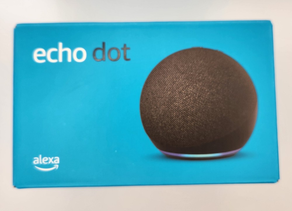 Amazon Echo Dot 5th Gen - Charcoal Smart Speaker with Alexa & Vibrant Sound  