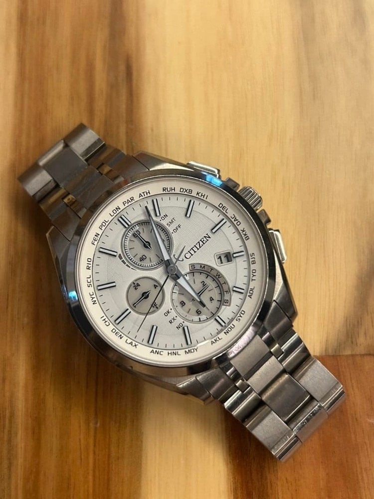 CITIZEN SIL H804-T018696 radio wave with extension belt 156409