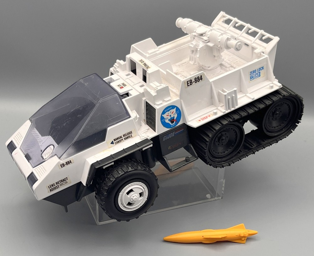 GI JOE 1985 Snow Cat Vehicle Incomplete Hasbro VINTAGE
