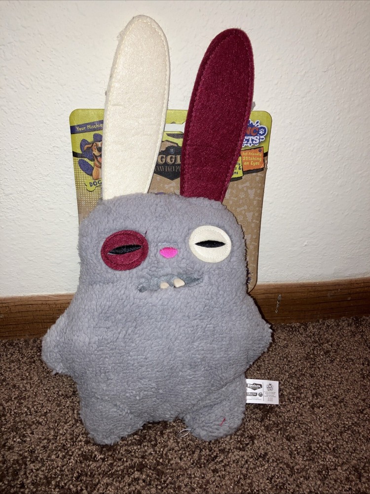 Gray Fuggler Rabbit Dog Toy New in Original Packaging