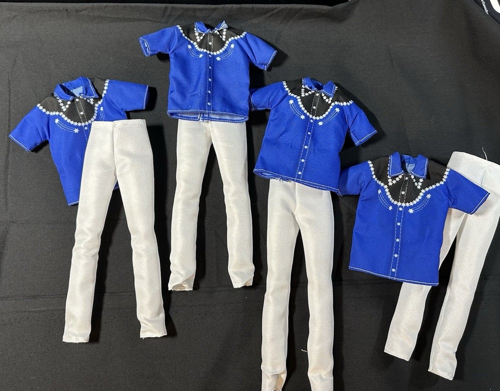 Ken Doll Clothing Lot Fashionista 4 Pants & 4 Shirts Barbie
