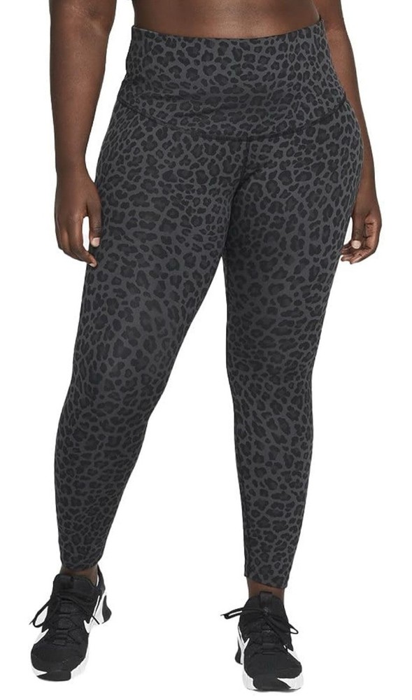 Nike Women's Dri-Fit One High Rise Printed Leggings Size XXL