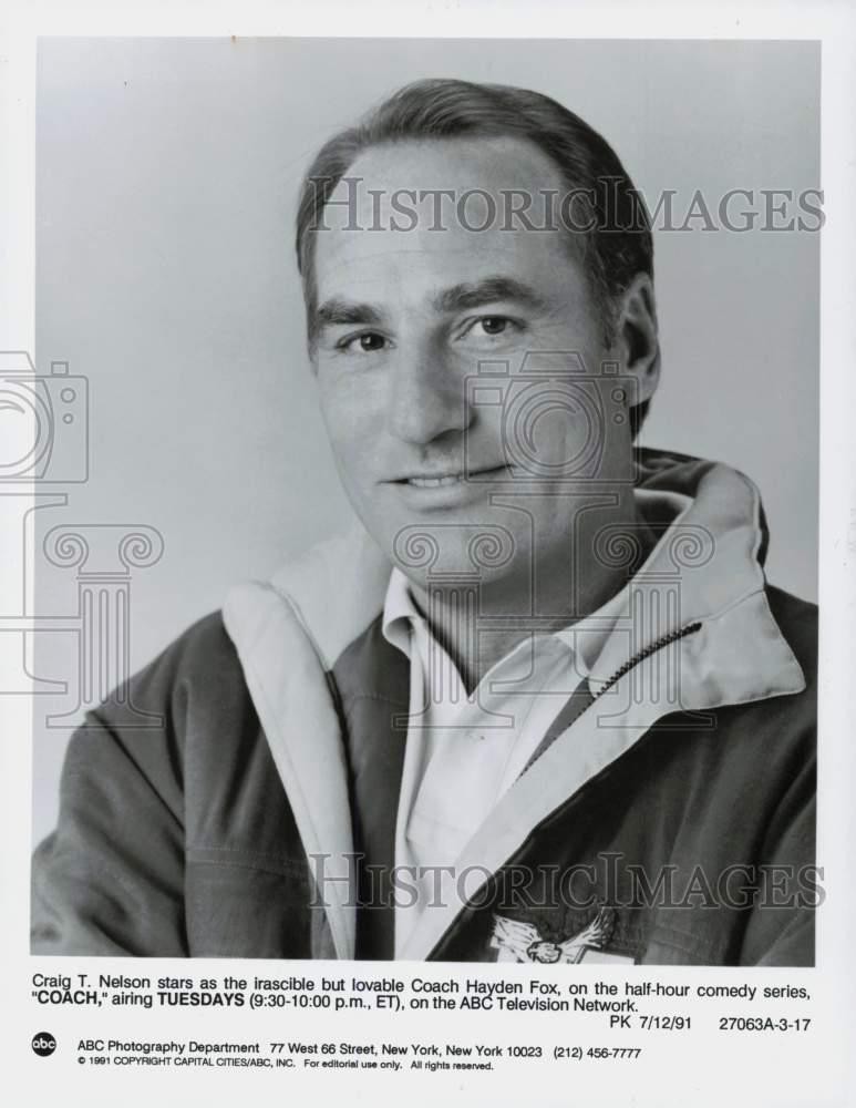 1991 Press Photo Craig T. Nelson stars in 