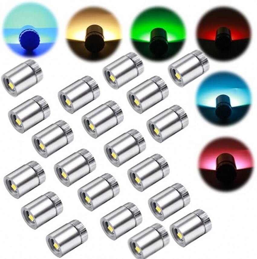 20 pcs Miniature Led Lights,Tiny Lights for Hand Craft/DIY Battery Powered