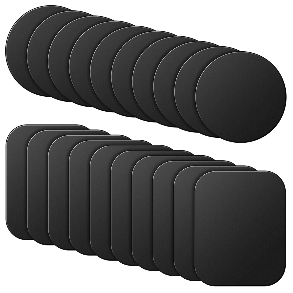 20 Pcs Car Magnetic Phone Mount Metal Adhesive Plate Holder Stickers