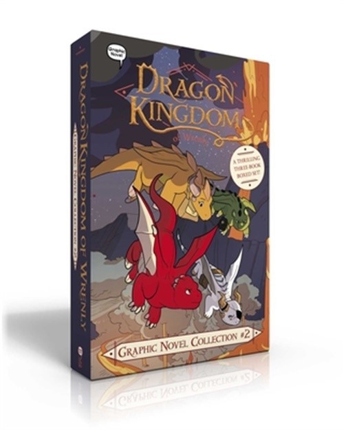 Dragon Kingdom of Wrenly Graphic Novel Box Set #2 – Ghost Island Inferno New Year Ice Dragon by Jordan Quinn 2022 Paperback