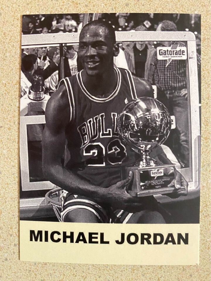 1988 Michael Jordan Slam Dunk Champion Baseball Card - Limited Edition-image