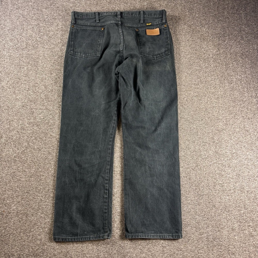 Vintage Wrangler Jeans Mens 38x30 Green Cowboy Cut 13MWZ Rodeo Made In USA
