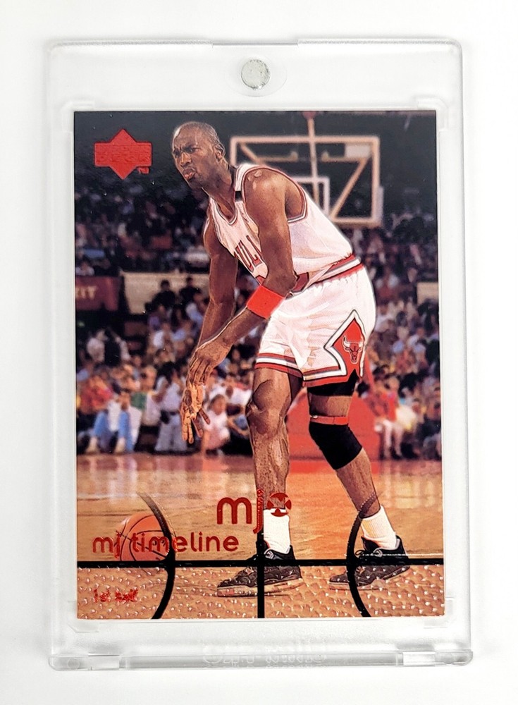 1998 Upper Deck MJ Timeline Michael Jordan #35 Bulls Mint Embossed