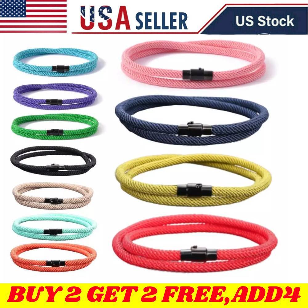 New Minimalist Men Rope Bracelet Double Layer Women Bracelets Accessories
