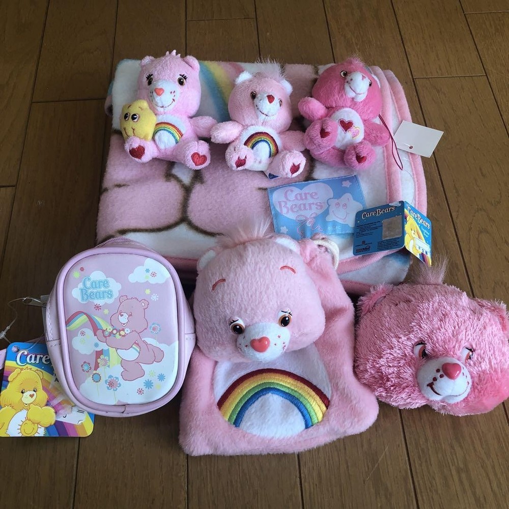 Vintage Care Bears Plush Toy Retro Collectible 1980s Original Item
